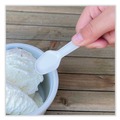 Disposable Spoons | Boardwalk BWKTASTERSPOON Heavyweight Polypropylene Tasting Spoon Cutlery - White (3000/Carton) image number 3