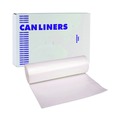 High-Density Trash Bags | Boardwalk V7658ENKR01 38 in. x 58 in. 60 gal. 19 mic High-Density Can Liners - Natural (150/Carton) image number 0
