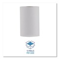 Perforated Roll & Hand Towels | Boardwalk BWK6250 8 in. x 350 ft. 1-Ply Hardwound Nonperforated Paper Towels - White (12/Carton) image number 7