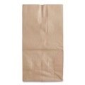 Grocery Bags | Ross & Wallace Paper Products 130302500PK/BL 4.13 in. x 2.63 in. x 7.88 in. #2 Size Extra-Heavy-Duty Grocery Paper Bags - Kraft (500/Bundle) image number 2