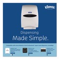 Perforated Roll & Hand Towels | Kleenex 01080 8 in. x 425 ft. 1.5 in. Core 1-Ply Hard Roll Paper Towels - White (12 Rolls/Carton) image number 7