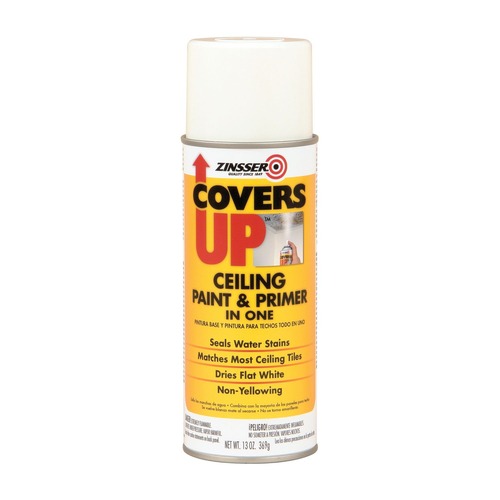 Paint & Paint Supplies | Rust-Oleum 3688CT 13 oz Aerosol Can Flat White Interior Covers Up Ceiling Paint and Primer (6/Carton) image number 0