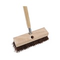 Brooms | Boardwalk BWK3110 10 in. Brush 2 in. Brown Palmyra Bristles Deck Brush Head image number 1