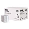 Perforated Roll & Hand Towels | GEN GEN276 4 in. x 3 in. 2-Ply Standard Bath Tissue - White (96/Carton) image number 0