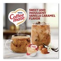 Creamers | Coffee-Mate 12182157 0.38 oz Mini Cups Bulk Liquid Coffee Creamer - Vanilla Caramel (180/Carton) image number 1