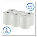 Perforated Roll & Hand Towels | Scott 02000 8 in. x 950 ft. 1.75 in. Core 1-Ply Essential High Capacity Hard Roll Towels - White (6 Rolls/Carton) image number 7