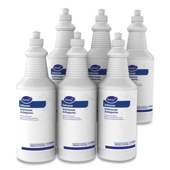 CARPET CLEANERS | Diversey Care 95002620 32 oz. Squeeze Bottle Cream Defoamer/Carpet Cleaner - Bland Scent (6/Carton)