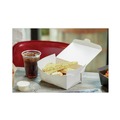 Food Containers & Lids | Pactiv Corp. NOB03W 66 oz 6.5 x 4.5 x 3.25 EarthChoice OneBox Paper Box - White (160/Carton) image number 3