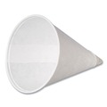 Cups | Coffee Pro CPSLCONESTD 3.2 oz. Paper Cone Cups - White (200/Pack) image number 3