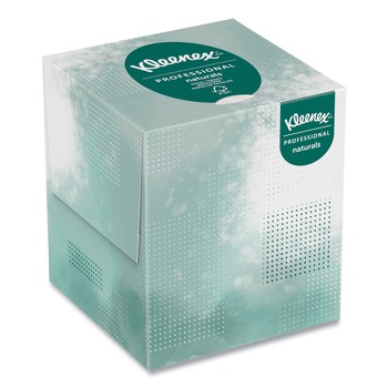 Kleenex 21272 2-Ply Naturals Facial Tissue - White (1 Box)