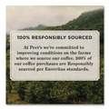 Coffee - Caffeinated | Peet's Coffee & Tea 504913 House Blend 2.5 oz. Frack Pack Decaf Coffee Portion Packs (18/Box) image number 4