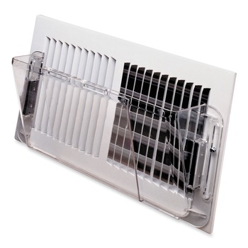  | Deflecto 51 10 x 3 x 5.5 Adjustable Sidewall Register Air Deflector - Clear