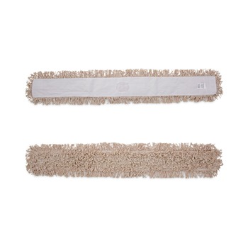 Boardwalk BWK1360 60 in. x 5 in. Hygrade Cotton Industrial Dust Mop Head - White