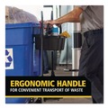 Carts & Trucks | Rubbermaid Commercial 2221459 BRUTE 25.45 in. x 12.82 in. x 15 in. Ergonomic Rotomolded Tilt Truck Handle and Caddy - Black image number 1