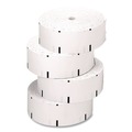 Perforated Roll & Hand Towels | PM Company 6507 3.13 in. x 1,960 ft. 0.69 in. Core Direct Thermal Printing Thermal Paper Rolls - White (4/Carton) image number 1