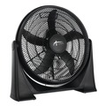 Air Cooling Equipment | Alera FAN203 120V 0.65 Amp 20 in. 3-Speed Plastic Super-Circulator Tilt Fan - Black image number 0