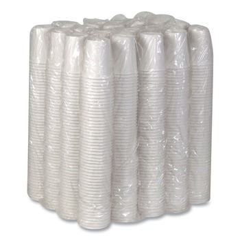Dixie 2340W 10 oz. Paper Hot Cups - White (1000/Carton)