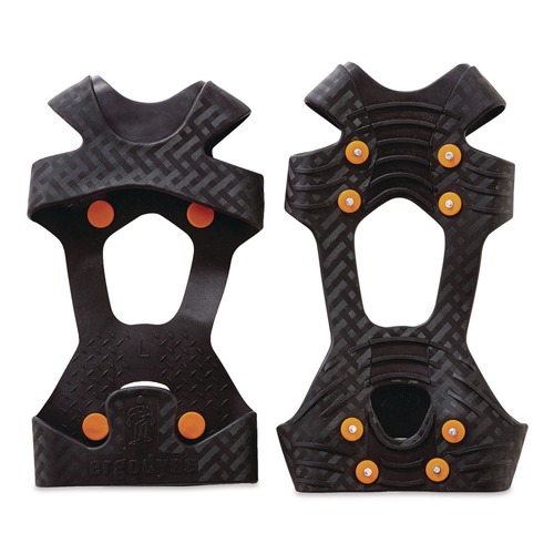 Footwear | Ergodyne 16756 Trex 6300 One Piece Slip-on Ice Cleats - 2X-Large Black (1-Pair) image number 0