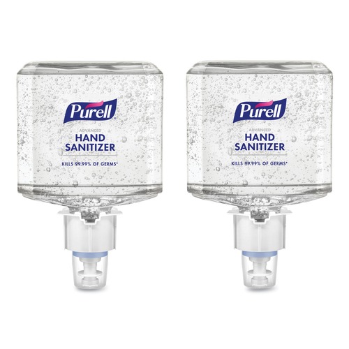 Hand Sanitizers | PURELL 5063-02 1200 ml Clean Scent Advanced Hand Sanitizer Gel Refill for ES4 Dispensers (2/Carton) image number 0