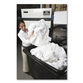 Carts & Trucks | Rubbermaid Commercial FG460800BLA 300 lbs. Capacity 59 Gallon Plastic Cube Truck - Black image number 4