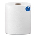 Perforated Roll & Hand Towels | Kleenex 50606 8 in. x 600 ft. Hard Roll Paper Towels with Premium Absorbency Pockets - White (6 Rolls/Carton) image number 0