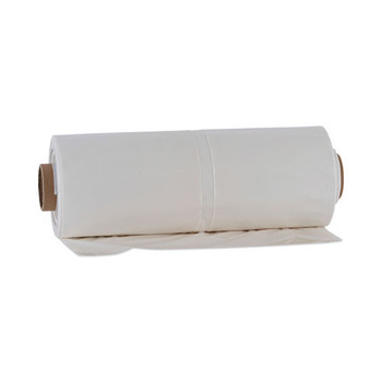 Boardwalk K7663WCK 60 Gallon 2.7 mil 38 in. x 63 in. Industrial Drum Liners Rolls - Clear (50/Carton)