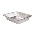 Steam Table Parts | Handi-Foil 32135 10.38 in. x 12.75 in. Half-Size Deep Aluminum Steam Table Pans (100/Carton) image number 0