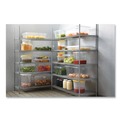 Food Storage Containers & Lids | Rubbermaid Commercial FG330900CLR 3.5 Gallon Capacity 18 in. x 12 in. x 6 in. Food Tote Box - Clear image number 3