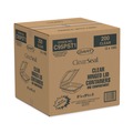 Food Containers & Lids | Dart C95PST1 ClearSeal 9.3 in. x 8.8 in. x 3 in. Hinged-Lid Plastic Containers - Clear (200/Carton) image number 4