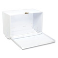 Towel Dispensers | San Jamar T1800WH 10.75 in. x 6 in. x 7.5 in. Singlefold Paper Towel Dispenser - White image number 3