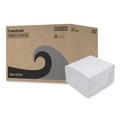 Dinner Napkins | Boardwalk BWK8307 17 in. x 17 in. 1-Ply Dinner Napkin - White (3000/Carton) image number 3