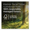 Facial Tissues | Kleenex 54308 Ultra Soft 3-Ply Facial Tissue - White (12/Carton) image number 8