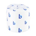 Perforated Roll & Hand Towels | Boardwalk B6170 1-Ply Septic Safe Toilet Tissue - White (96/Carton) image number 1