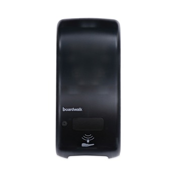Boardwalk SH900SBBW 5.5 in. x 4 in. x 12 in. 900 mL Bulk Fill Soap Dispenser - Black