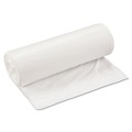 Low-Density Trash Bags | Inteplast Group WSL3339XHW 33 in. x 39 in. 33 Gallon 0.8 mil Low-Density Commercial Can Liners - White (150/Carton) image number 2