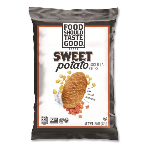 Perforated Roll & Hand Towels | Advantus 9776124 1.5 oz. Tortilla Chips - Sweet Potato with Sea Salt (24/Carton) image number 0
