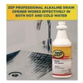 Drain Cleaners | Zep Professional 1041423 Quart Bottle Alkaline Drain Opener (12/Carton) image number 2