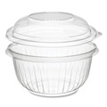 Food Containers & Lids | Dart C16BCD 16 oz. PresentaBowls Plastic Bowl/Lid Combo-Paks - Clear (504/Carton) image number 3