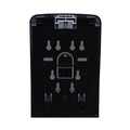 Soap Dispensers | Boardwalk SHF900SBBW 5.25 in. x 4 in. x 12 in. 900 ml Rely Hybrid Foam Soap Dispenser - Black Pearl image number 1