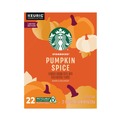 Coffee - Caffeinated | Starbucks 12412028 Coffee K-Cups - Pumpkin Spice (22/Box, 4 Boxes/Carton) image number 2