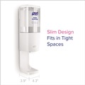 Hand Sanitizer Dispensers | PURELL 8320-E1 ES10 4.33 in. x 3.96 in. x 10.31 in. Automatic Hand Sanitizer Dispenser - White image number 4