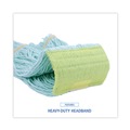 Mop Heads | Boardwalk BWK1200XLCT Ecomop Looped-End Recycled Fibers Mop Head - Extra Large, Green (12/Carton) image number 7