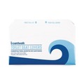 Toilet Seat Covers | Boardwalk BWKK2500B 14.17 in. x 16.73 in. Premium Half-Fold Toilet Seat Covers - White (250/Sleeve, 10 Sleeves/Carton) image number 1