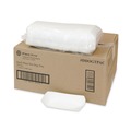 Food Containers & Lids | Pactiv Corp. DDOGTPAC 7.04 x 1.75 x 1.43 Paperboard Boat Basket Hot Dog Tray with Perforations - White (1000/Carton) image number 0