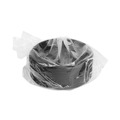 Plates | Pactiv Corp. YPI9E 8.88 in. Diameter Prairieware Impact Plastic Plate Dinnerware - Black (400/Carton) image number 2