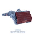 Mop Heads | Boardwalk BWKLM30311L Looped End Wideband Cotton/Synthetic Mop Heads - Large, Blue (12/Carton) image number 5