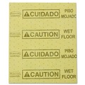 Sorbents | Rubbermaid Commercial FG425200YEL 16.5 in. x 20 in. 16 oz. Caution Wet Floor Over-the-Spill Pad (22 Sheets/Pack) image number 2