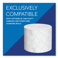 Toilet Tissue Dispensers | Scott 44518 11.25 in. x 6.31 in. x 12.75 in. Pro High Capacity Coreless SRB Tissue Dispenser - Black (1/Carton) image number 4