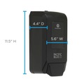 Soap Dispensers | Georgia Pacific Professional 53057 Pacific Blue Ultra 5.6 in. x 4.4 in. x 11.5 in. 1200 mL Refill Soap/Sanitizer Dispenser - Black (1/Carton) image number 1