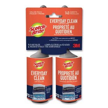 Scotch-Brite 7100278673 Everyday Clean Lint Roller (2/Pack)